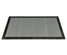 Anti-Rutsch-Klickfliesen - PVC Werkstattmatte - Anti-Ermüdungsmatte, Farbe grau/schwarz, Maße 176 x 96 x 1,2 cm.