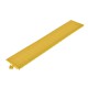 Anti-Rutsch-Klickfliesen - PVC Werkstattmatte - Anti-Ermüdungsmatte, Farbe grau/gelb, Maße 216 x 96 x 1,2 cm.