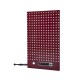 Werkzeuglochwand Rot 61,4 x 105,2 x 2,4 cm mit 3 Steckdosen und 2 USB Ladeanschlüssen für Heavy duty Werkstatteinrichtung