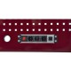 Werkzeuglochwand Rot 61,4 x 105,2 x 2,4 cm mit 3 Steckdosen und 2 USB Ladeanschlüssen für Heavy duty Werkstatteinrichtung