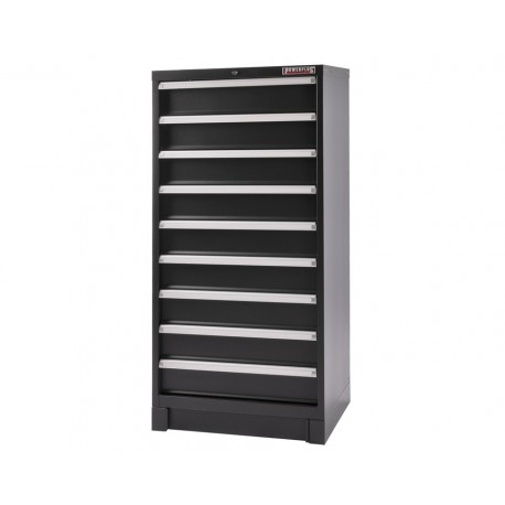 Professioneller Werkzeugschrank - Werkstattschrank 155 cm. hoch mit 9 Schubladen.