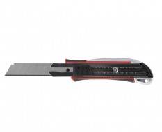 Ausziehbares Aluminium-Abbrechmesser 25 mm / Teppichmesser / Cuttermesser mit Arretierung