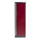 Hochschrank Metall Rot / Werkstattschrank 60 breit 57 tief und 200 cm hoch - 1 Tür.