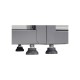Werkbank Elite-Line 217 x 55,5 x 96 cm. mit 5 Schubladen und Hartholzplatte.