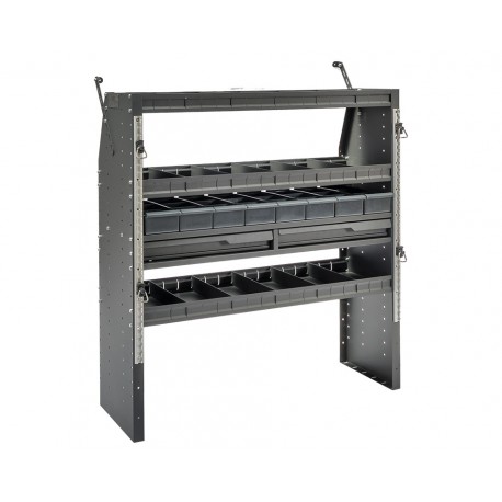Fahrzeugeinrichtung Transporter - Einbauschrank für Lieferwagen - Kastenwagen 113 x 33 x 117 cm.