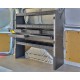 Fahrzeugeinrichtung Transporter - Einbauschrank für Lieferwagen - Kastenwagen 113 x 33 x 117 cm.