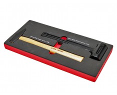 Hammer Set 2-teilig - Gummihammer und Schlosserhammer in Schaumstoffeinlage