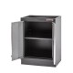 Werkstatt Set mit Hartholzplatte, Lochwand Mattschwarz, 10 Schubladen - Werkstatteinrichtung 272 x 46 x 94,5 / 199,5 cm