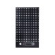 Werkbank mit Hartholzplatte, Lochwand Mattschwarz - 10 Schubladen - 136 x 94,5 / 199,5 cm. Werkstatt Set