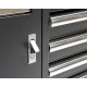 Mobile Werkbank & Werkzeugwagen 168 x 46 x 103 cm – mit 220V & USB-Anschlüssen
