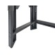 Höhenverstellbare Werkbank 150 cm schwarz mit Lackschaden