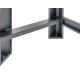 Höhenverstellbare Werkbank 150 cm schwarz mit Lackschaden