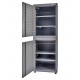 Hoher Werkstattschrank mit zwei Türen - Werkzeugschrank 202 x 70 x 54 cm