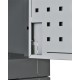 Hoher Werkstattschrank mit zwei Türen - Werkzeugschrank 202 x 70 x 54 cm