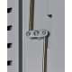 Hoher Werkstattschrank mit zwei Türen - Werkzeugschrank 202 x 70 x 54 cm