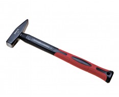 Schlosserhammer 300 g mit rutschfestem Fiberglasstiel. - Ingenieurhammer