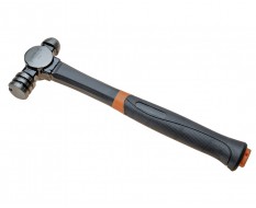 Profi Kugelhammer 450 g, englische Form, mit Fiberglasstiel.