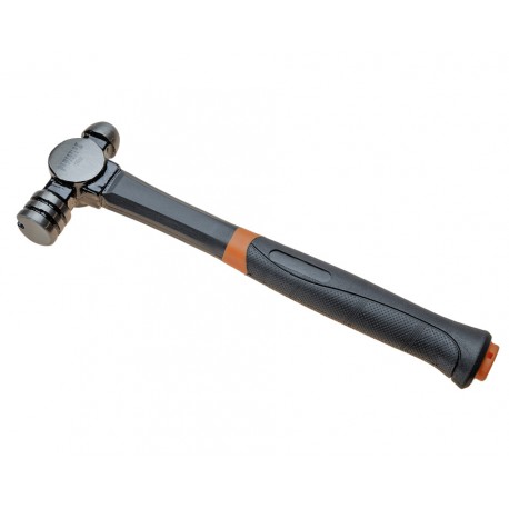 Profi Kugelhammer 450 g, englische Form, mit Fiberglasstiel.