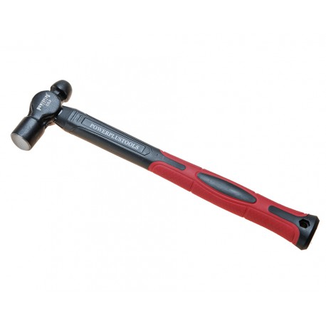 Leichter Kugelhammer 230 g mit rutschfestem Fiberglasstiel.