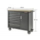 Großer Profi Werkstattwagen Mattschwarz - Mobile Werkbank