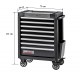 Werkstattwagen schwarz 8 Schubladen 72 x 48 x 101 cm
