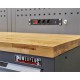 Hartholz Arbeitsplatte 210 × 55,5 × 4 cm für Elite Line - Holzplatte - Hartholz Arbeitsplatte - Powerplustools