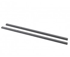 Montagestützen Set 2 Stk. für Lochwand – Verbindungsstück Elite Line – grau – Powerplustools