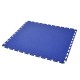 PVC Klick Fliesen blau 500 x 500 x 6 mm. Bodenfliesen für den industriellen Einsatz - Hammerschlag mit Anti-Rutsch-Profil