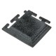PVC Eckstück schwarz 100 x 100 x 6 mm. für industrielle PVC Klickfliesen