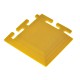 PVC Eckstück gelb 100 x 100 x 6 mm. für industrielle PVC Klickfliesen