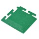 PVC Eckstück grün 100 x 100 x 6 mm. für industrielle PVC Klickfliesen