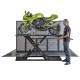 Elektrische Motorradhebebühne 680 kg mit Vorderradklemme