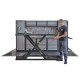 Elektrische Motorradhebebühne 680 kg mit Vorderradklemme