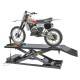 Elektrische Motorradhebebühne 680 kg mit Vorderradklemme für schmale Reifen