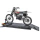 Elektrische Motorradhebebühne 680 kg mit Vorderradklemme für schmale Reifen