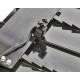 Elektrische Motorradhebebühne 680 kg mit Vorderradklemme für schmale Reifen