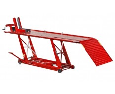 Motorradhebebühne Rot extra breit ( 80 cm. ) 