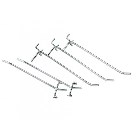 Satz 5 Werkzeughaken für Lochwand von Werkstattschrank 0812 + 0813 (Haken lang)