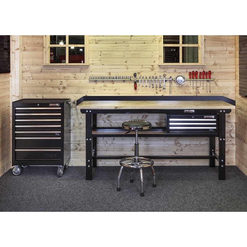 Werkstatt Set WP 3 Schwarz Werkbank + Werkstattwagen Powerplustools GmbH Werkstatt Set WP 3 Schwarz Werkbank + Werkstattwagen Powerplustools GmbH