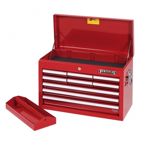 Werkzeugkiste Werkzeugkasten Deckel sechs Schubladen rot Haltegriffe 00323 
