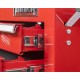 Werkstattwagen 7 Schubladen + Werkstattschrank - Werkzeugwagen + Werkzeugschrank Rot 