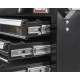 Werkstattwagen 7 Schubladen + Werkstattschrank - Werkzeugwagen + Werkzeugschrank Schwarz