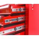 Werkstattwagen Rot mit 5 Schubladen