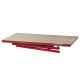 Werkbank Tragbar - 120 cm. rot