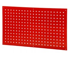 Werkzeug Lochwand metall Rot 100 x 59 cm 