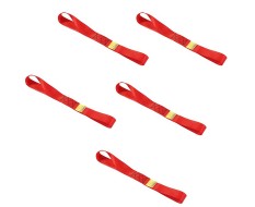 Spanngurt Set 30 cm 5 Stk. mit Doppelschlaufe - Zurrband ohne Haken