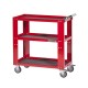Werkstatt Rollwagen - 3 fächer - Rot 85 x 46 x 91 cm