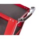 Werkstatt Rollwagen - 3 fächer - Rot 85 x 46 x 91 cm