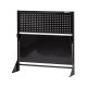 Klappbare Metallwerkbank mit Lochwand 133 x 67,5 x 138 cm 