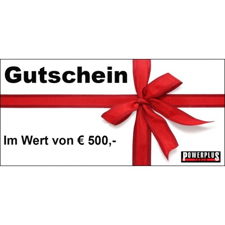 Geschenkgutschein 500 EUR